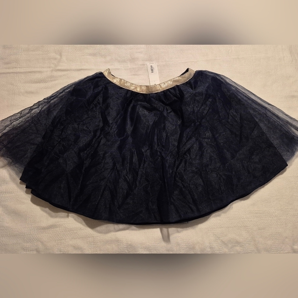 Janie and Jack girls size 12 tulle skirt '22 holiday line, elastic waisted, New